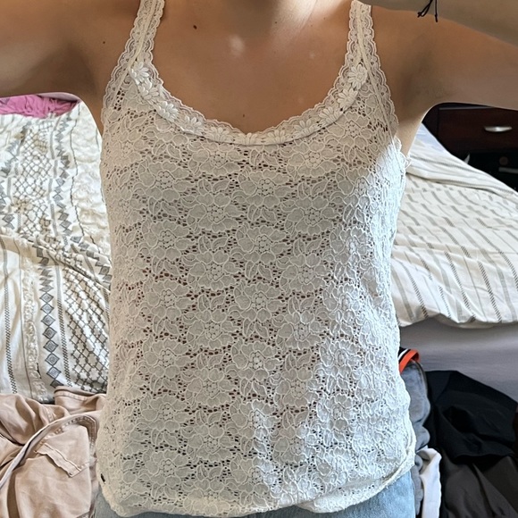 Hollister Tops - Hollister lace tank top